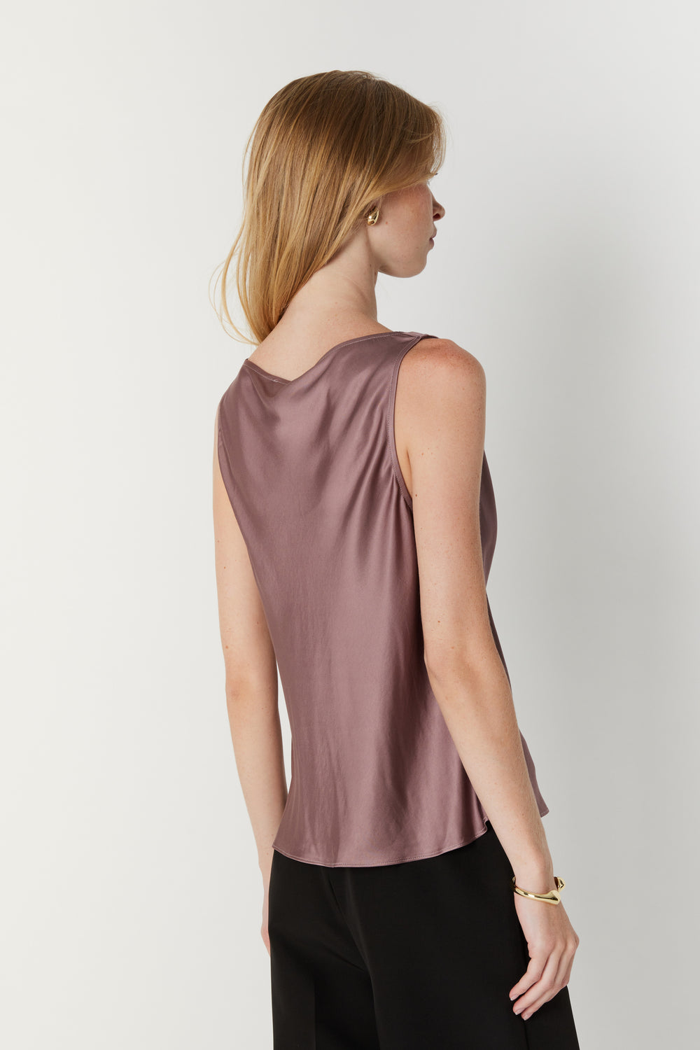Bruuns Bazaar Women KorthalsiaBBCowl top Blouse Twilligth Mauve