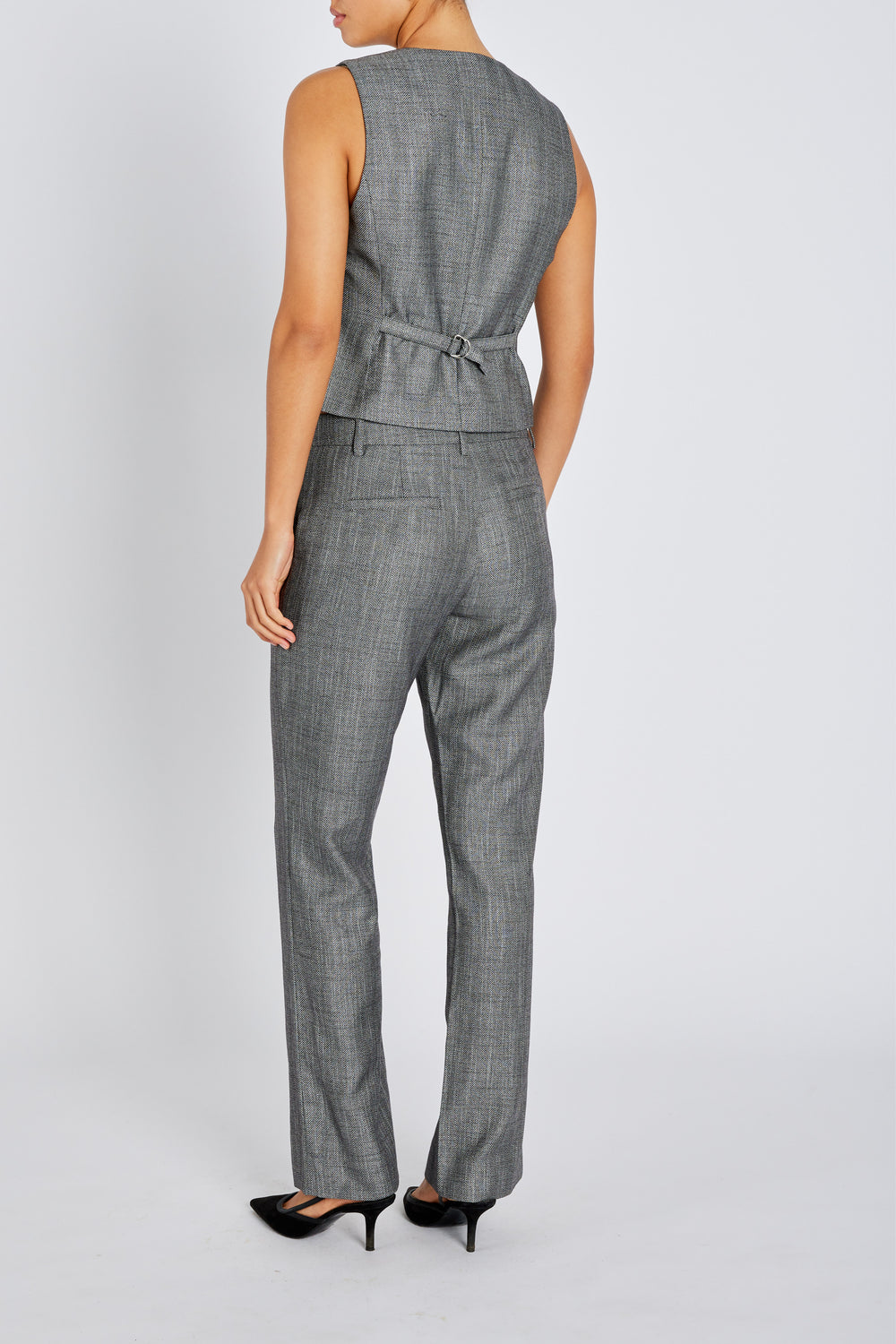 Bruuns Bazaar Women KuraBBVilda pants Pants Grey Herringbone