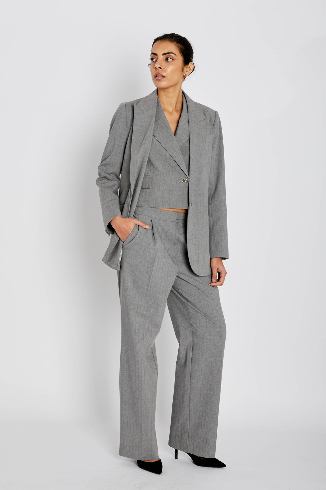 Bruuns Bazaar Women LataniaBBBenisa pants Pants Grey