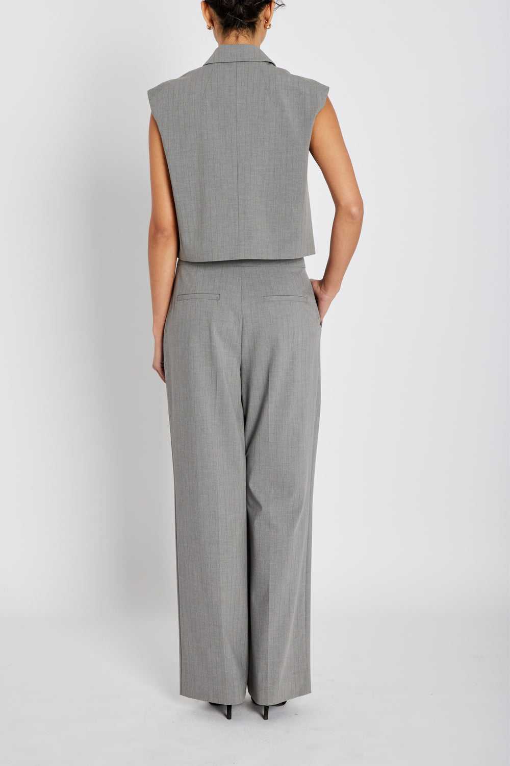 Bruuns Bazaar Women LataniaBBLinis waistcoat Vest Grey