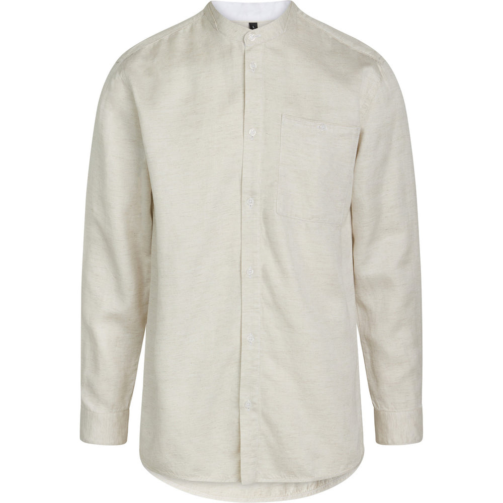 Bruuns Bazaar Men LinBBJour shirt Shirts White