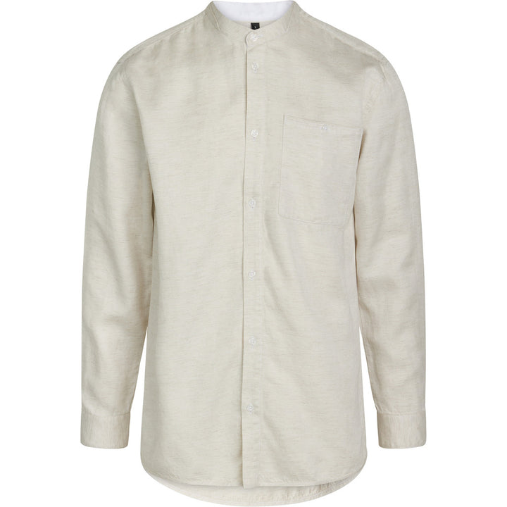 Bruuns Bazaar Men LinBBJour shirt Shirts White
