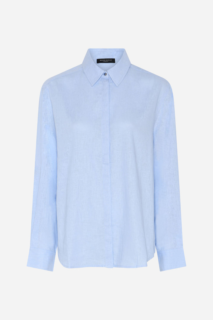 Bruuns Bazaar Women LinvisBBAgatah shirt Shirts Eventide Blue