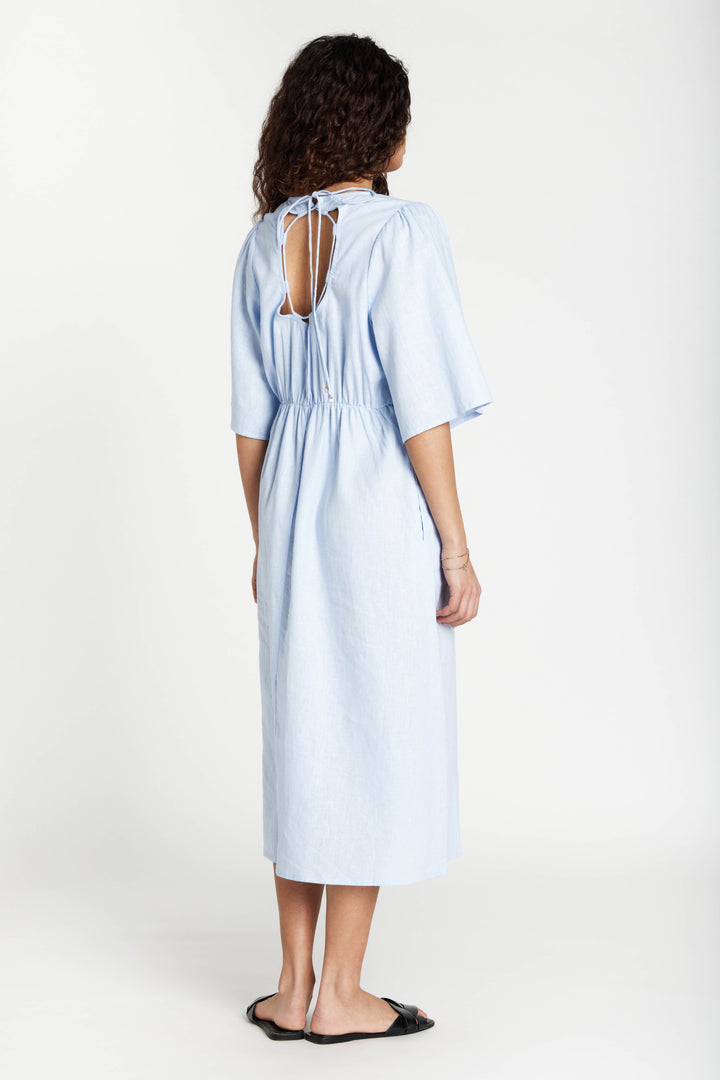 Bruuns Bazaar Women LinvisBBSilvena dress Dress Eventide Blue