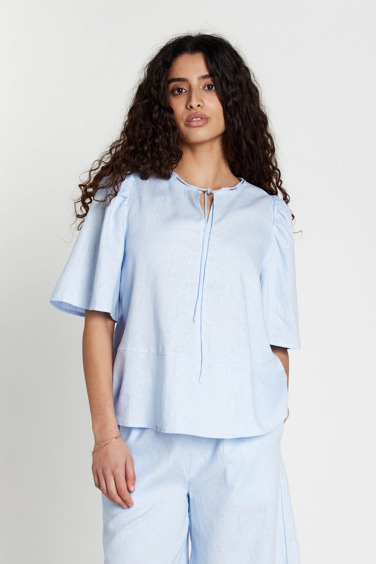 LinvisBBVineva blouse - Eventide Blue – BRUUNSBAZAAR.COM