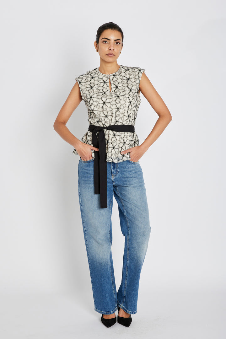 Bruuns Bazaar Women ManicariaBBOriia blouse Blouse Cream / Black