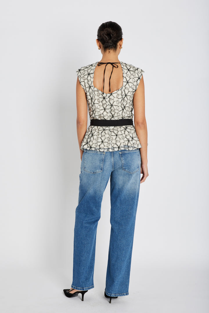 Bruuns Bazaar Women ManicariaBBOriia blouse Blouse Cream / Black