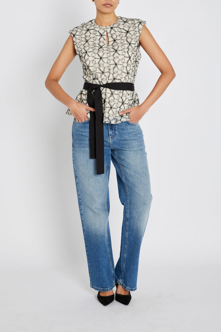 Bruuns Bazaar Women ManicariaBBOriia blouse Blouse Cream / Black