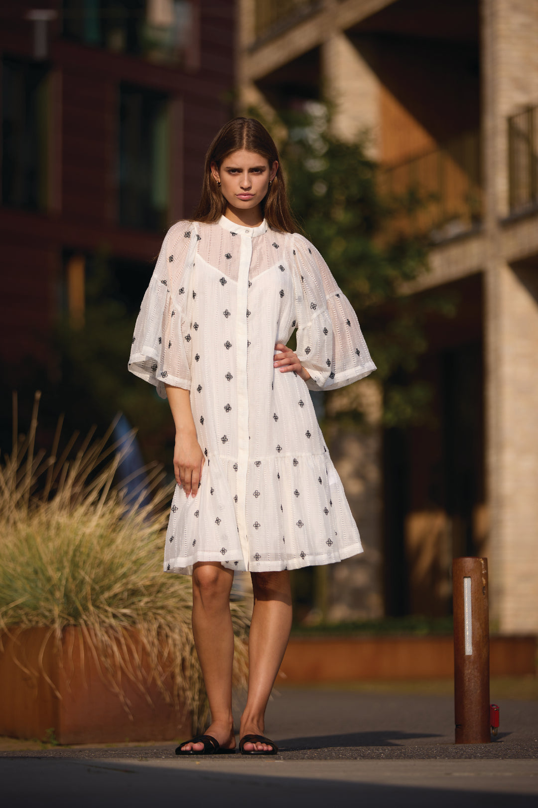 Bruuns Bazaar Women MarshBBImila dress Dress Snow White