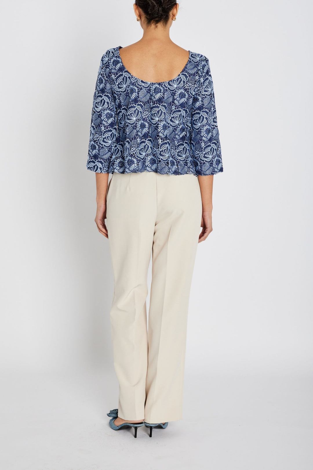 Bruuns Bazaar Women MauritiaBBIgnara blouse Blouse Blue flower