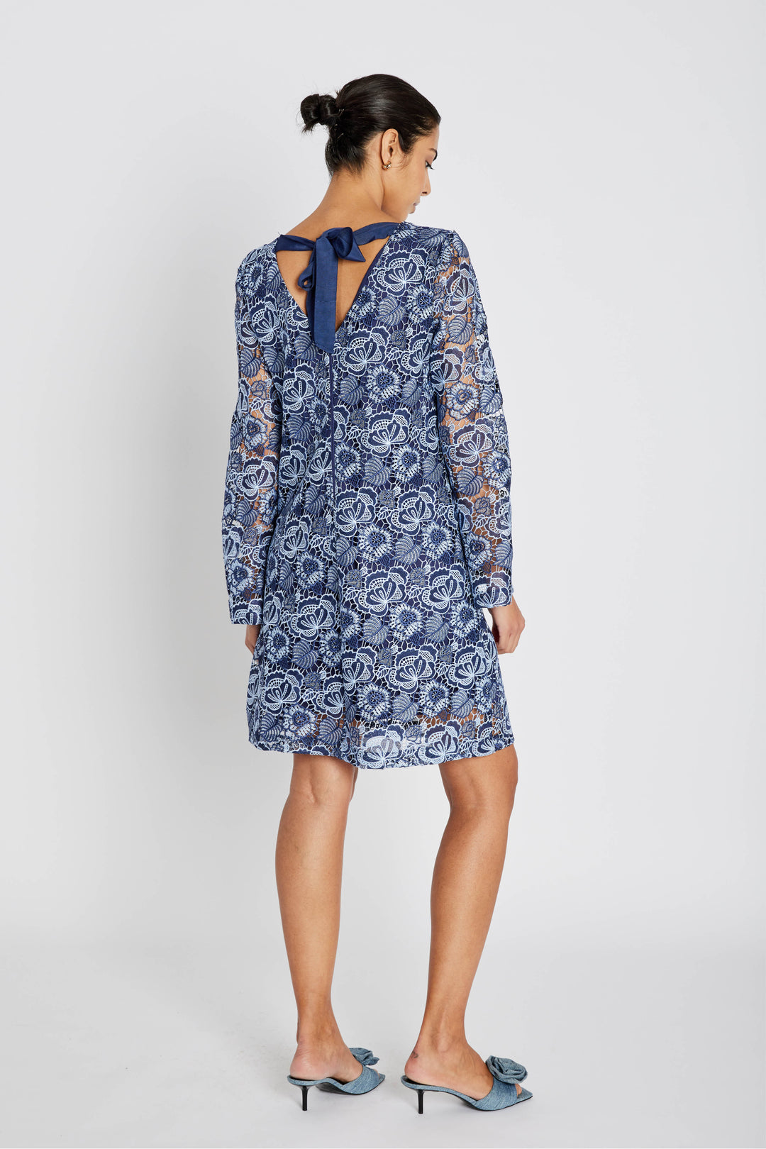 Bruuns Bazaar Women MauritiaBBLucille dress Dress Blue flower