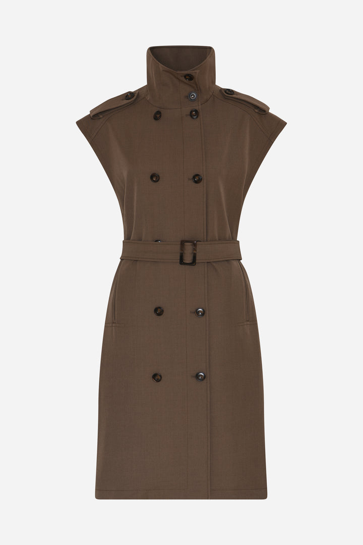 Bruuns Bazaar Women MedemiaBBLitaya dress Dress Earth Brown