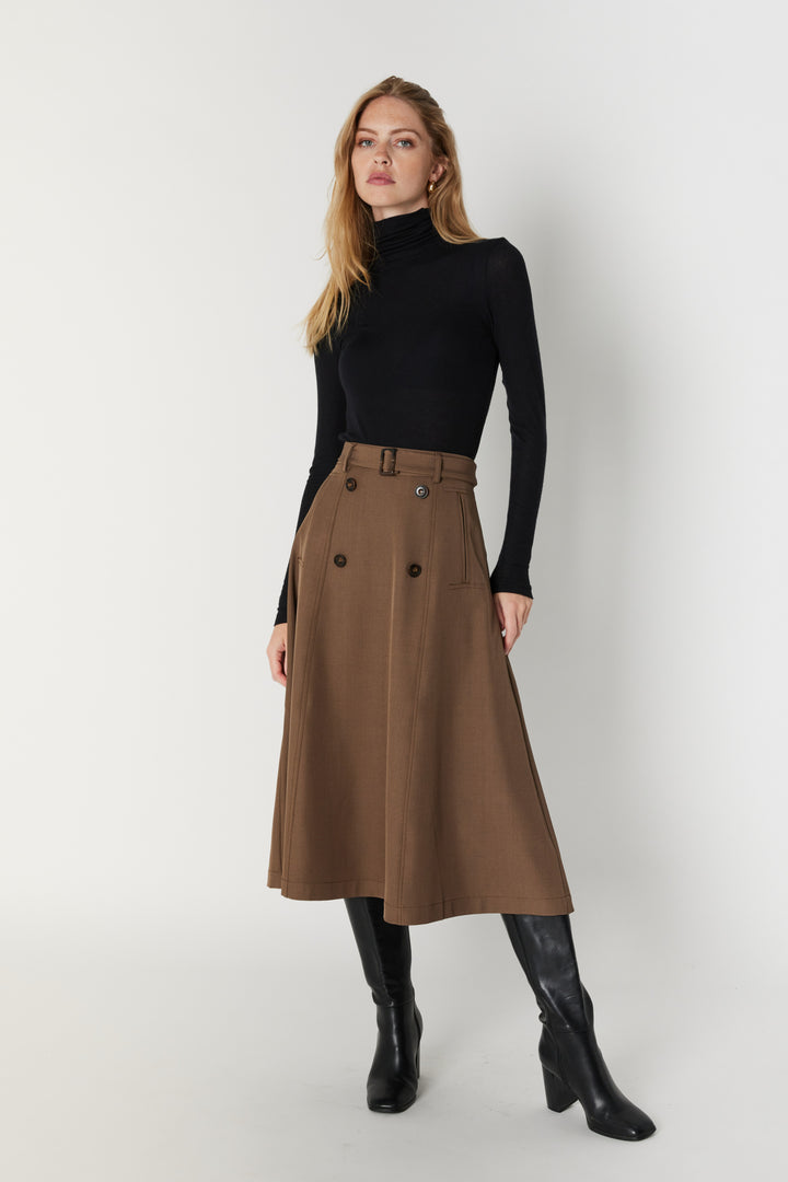 Bruuns Bazaar Women MedemiaBBTuri skirt Skirt Earth Brown