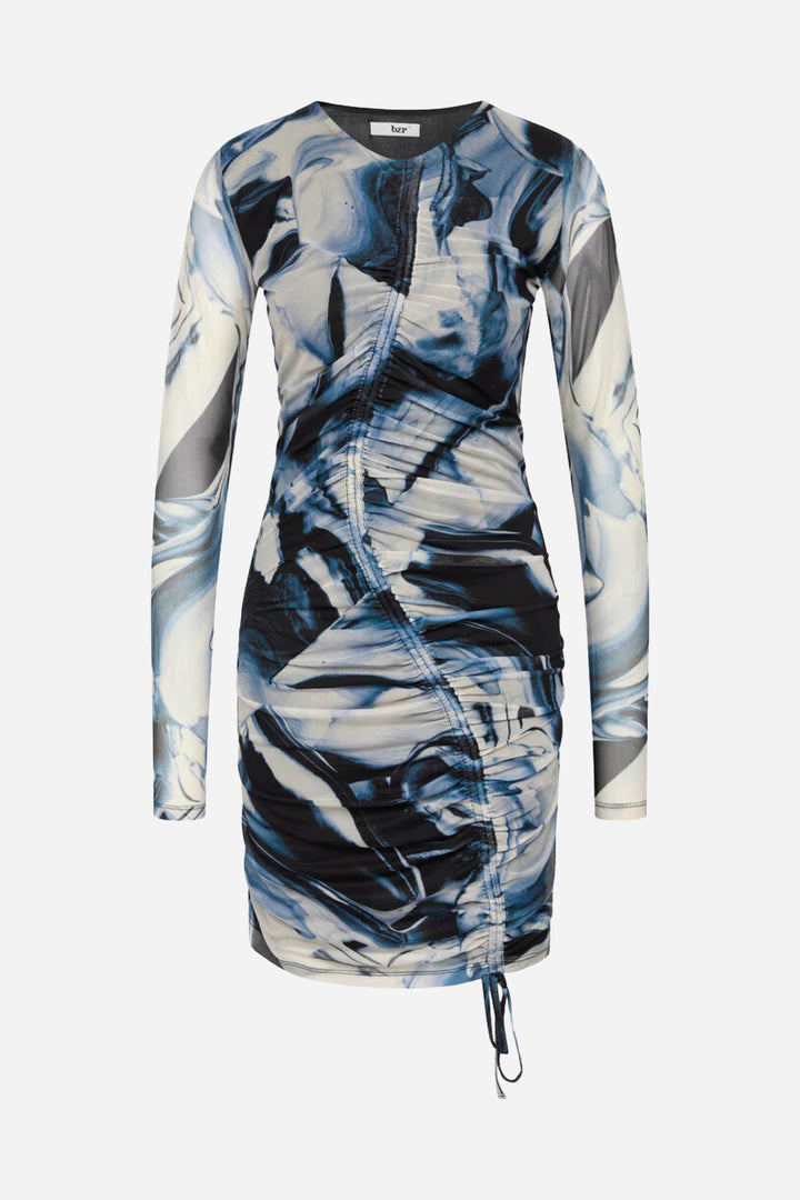 BZR MelaBZDraw dress Dress Blue Print