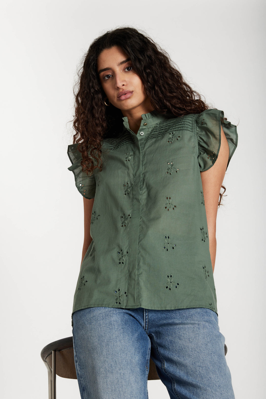 Bruuns Bazaar Women MynteBBNicole shirt Shirts Sweet Green