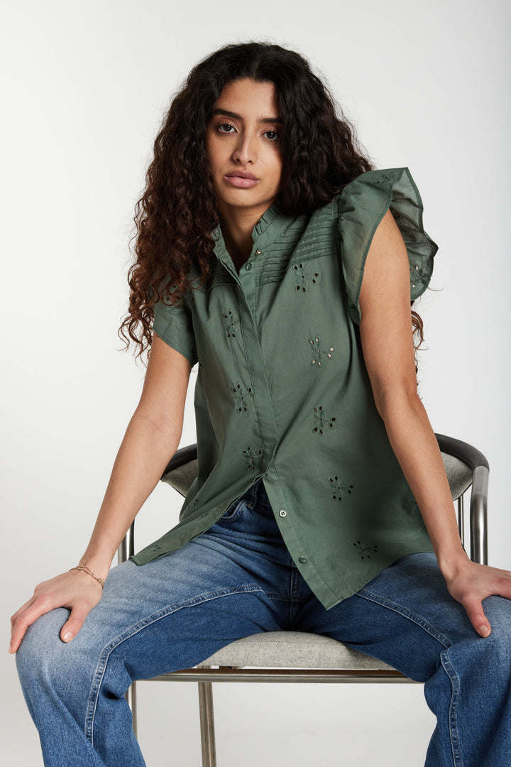 Bruuns Bazaar Women MynteBBNicole shirt Shirts Sweet Green