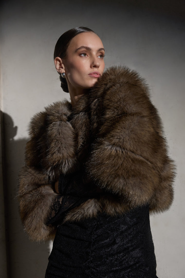 Bruuns Bazaar Women NoropsBBVilla jacket Outerwear Brown Fox