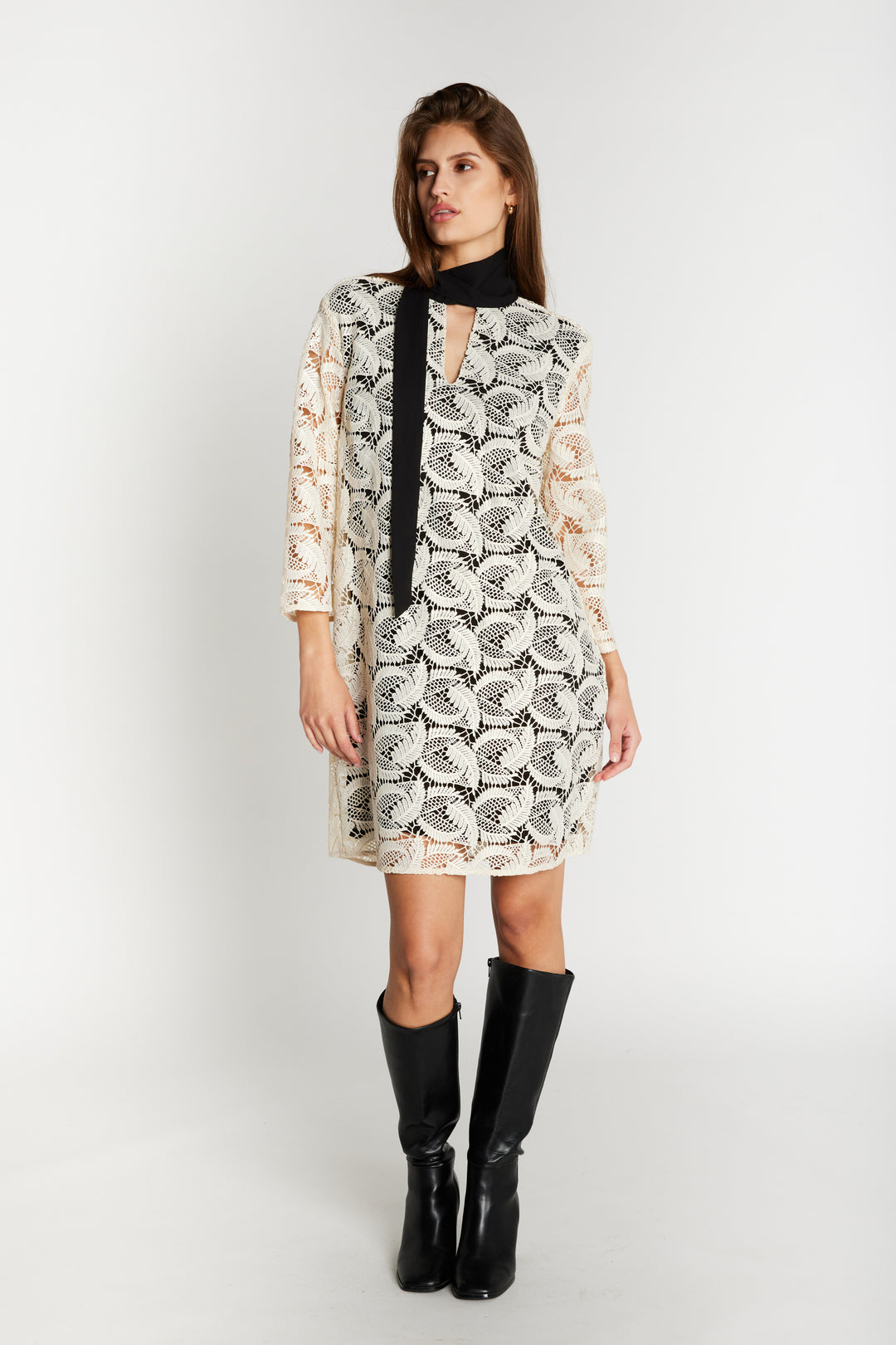 Bruuns Bazaar Women OenoBBAuriel dress Dress Snow White / Gold