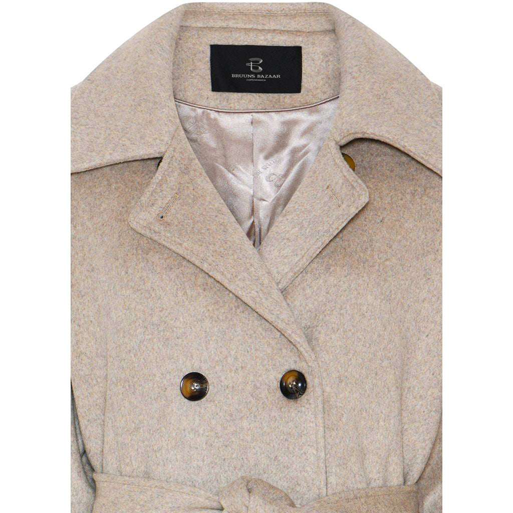 Bruuns Bazaar Women OranioBBBAuvira coat Outerwear .Sand