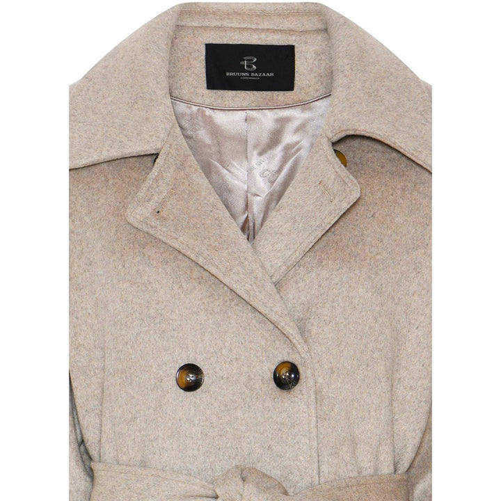 Bruuns Bazaar Women OranioBBBAuvira coat Outerwear .Sand