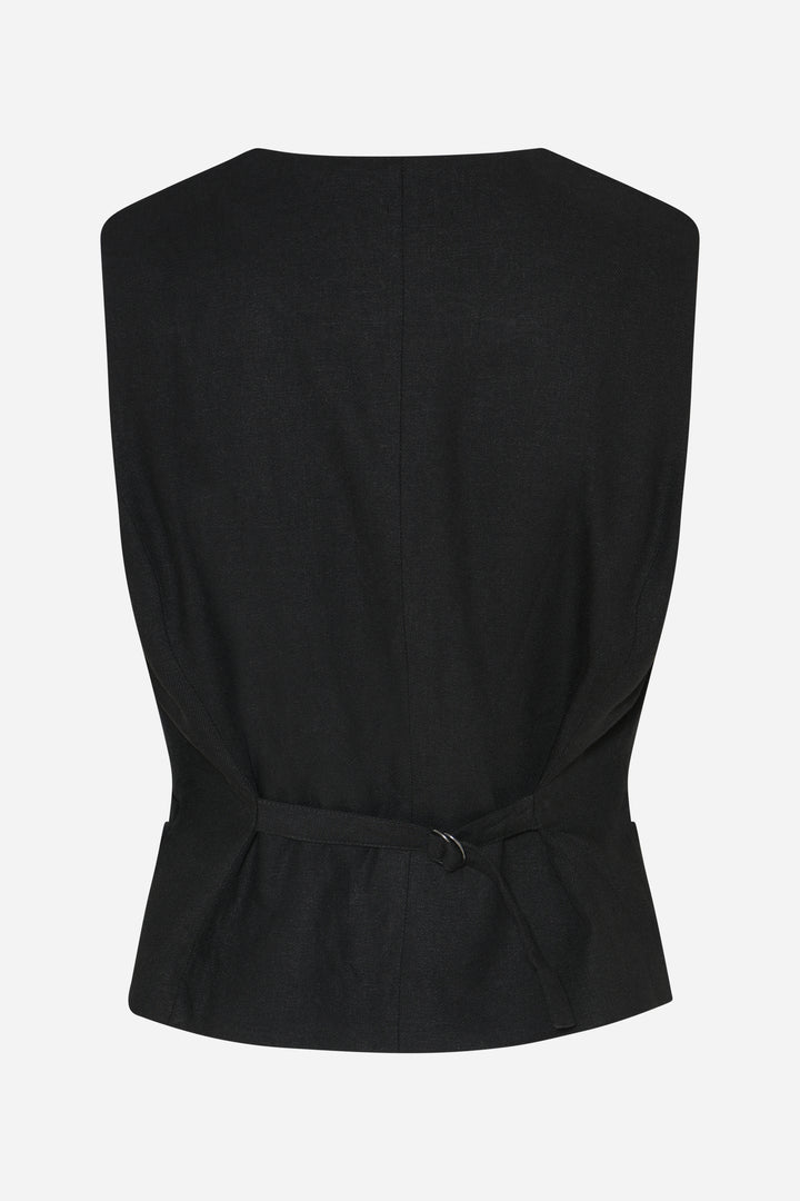 Bruuns Bazaar Women OxalisBBBielle Waistcoat Blazer Black