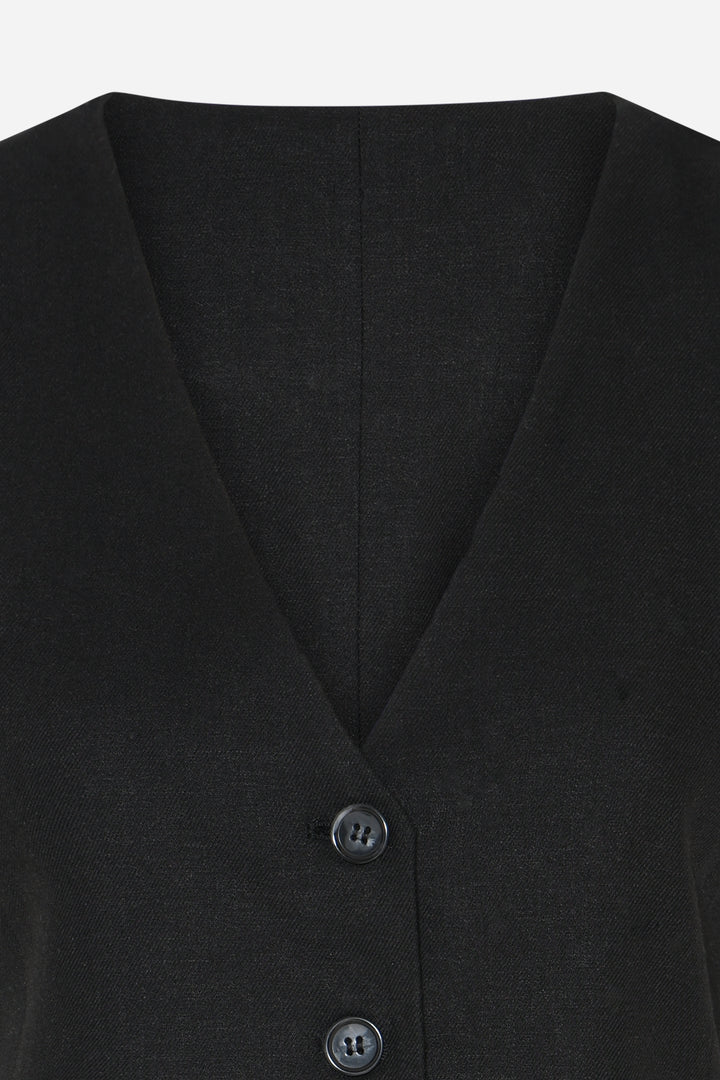 Bruuns Bazaar Women OxalisBBBielle Waistcoat Blazer Black