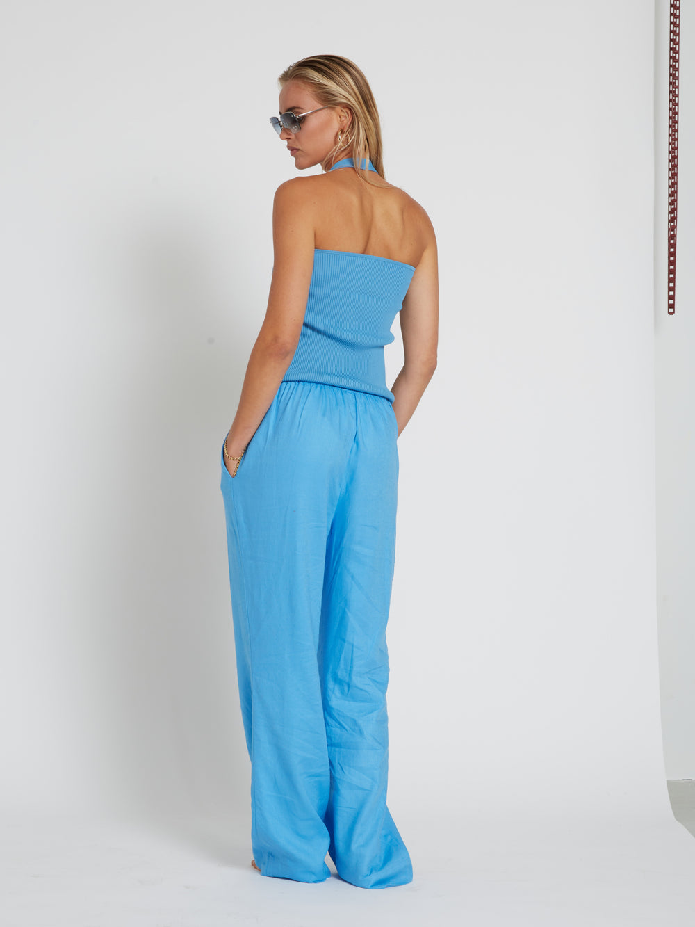 Bruuns Bazaar Women OxalisBBMadia pants Pants Azure Blue