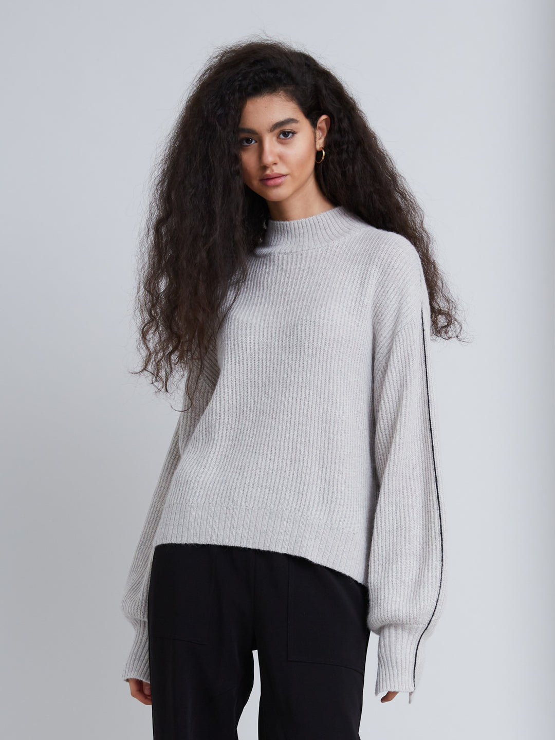 Bruuns Bazaar Women ParisaBBIfra knit Knit Chateau Grey