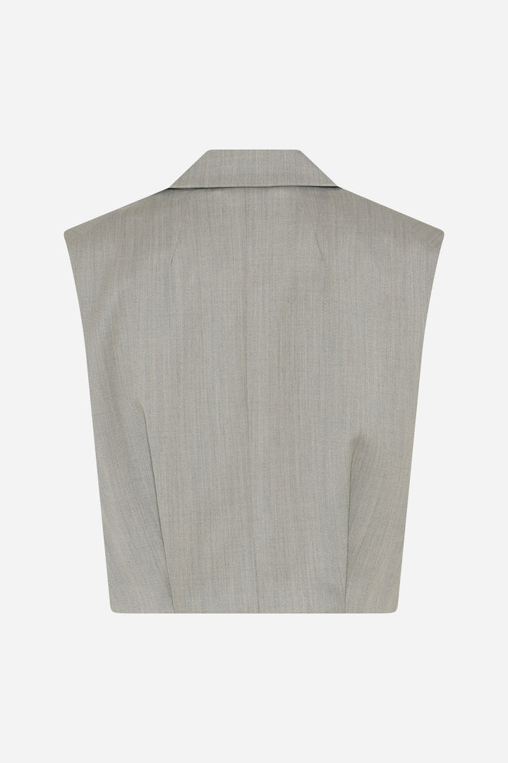 Bruuns Bazaar Women PhialaBBLinisi waistcoat Vest Beige Melange