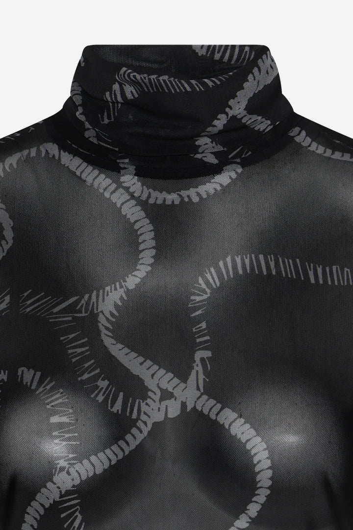 Bruuns Bazaar Women PhloxBBAstri blouse T-shirts Black robe print