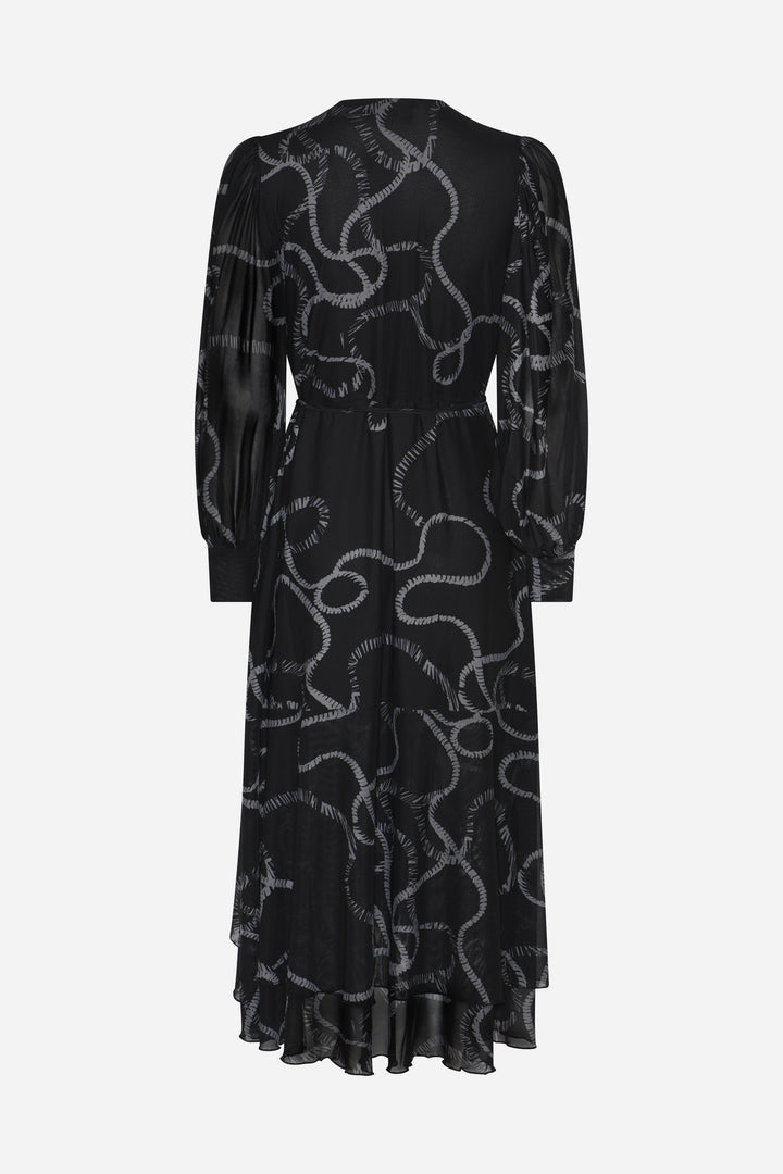 Bruuns Bazaar Women PhloxBBNora dress Dress Black robe print