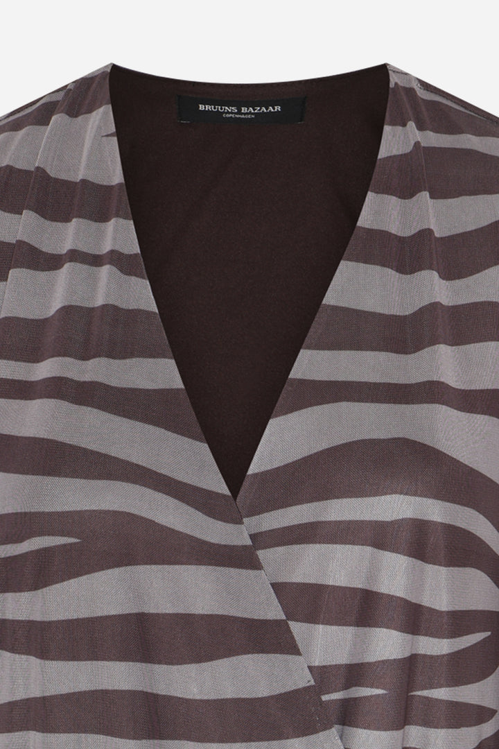 Bruuns Bazaar Women PhloxBBNora dress Dress Brown / beige zebra print