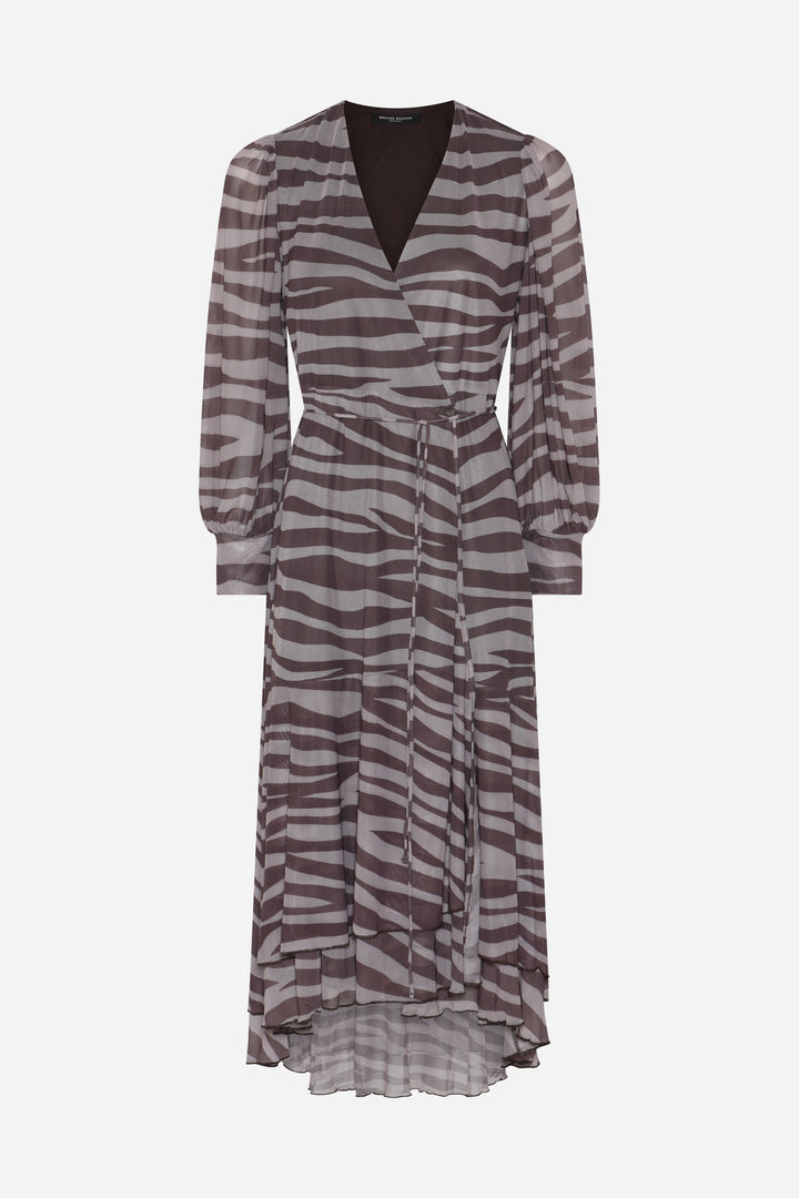 Bruuns Bazaar Women PhloxBBNora dress Dress Brown / beige zebra print