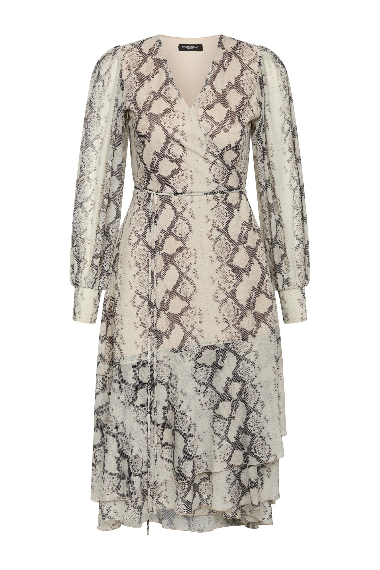 PhloxBBNora dress - Light snake print – BRUUNSBAZAAR.COM
