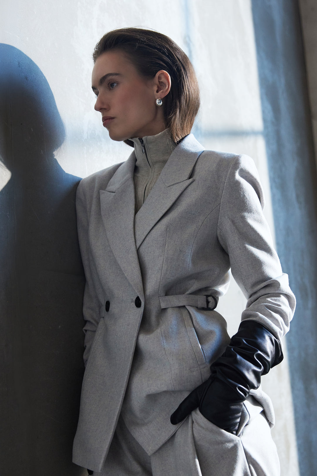 Bruuns Bazaar Women PhorbeBBSahna blazer Blazer Light grey melange
