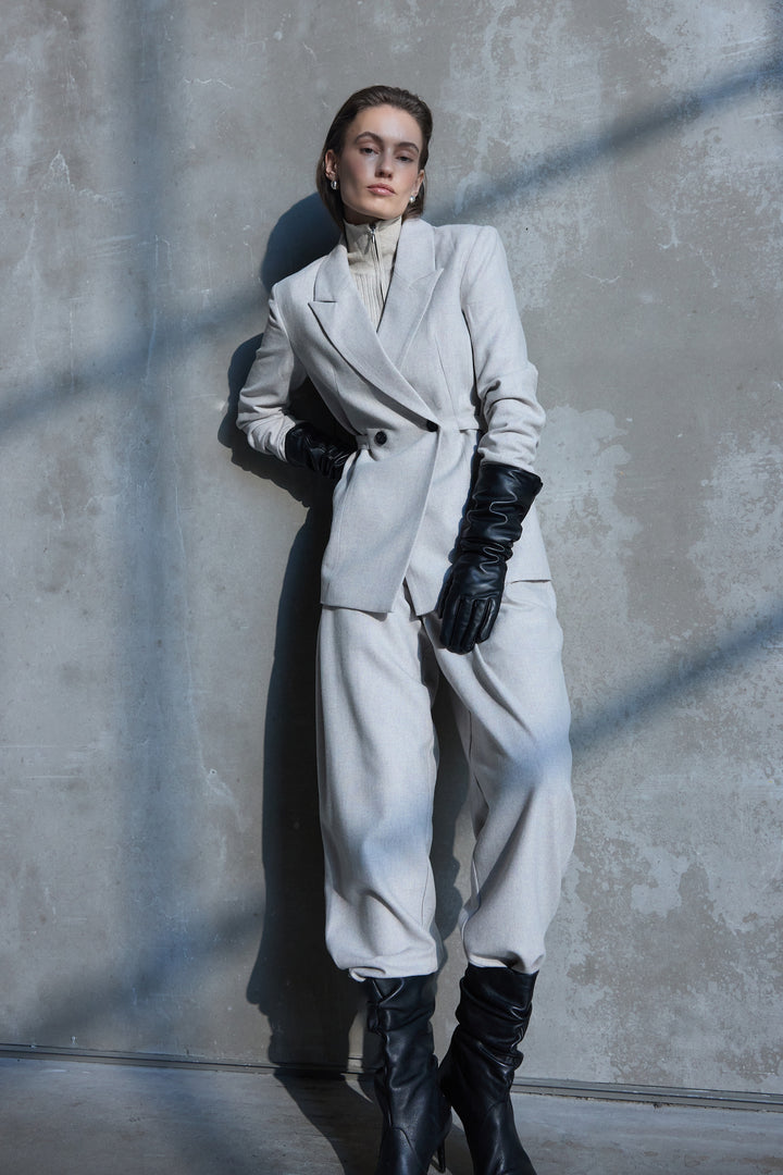 Bruuns Bazaar Women PhorbeBBSahna blazer Blazer Light grey melange
