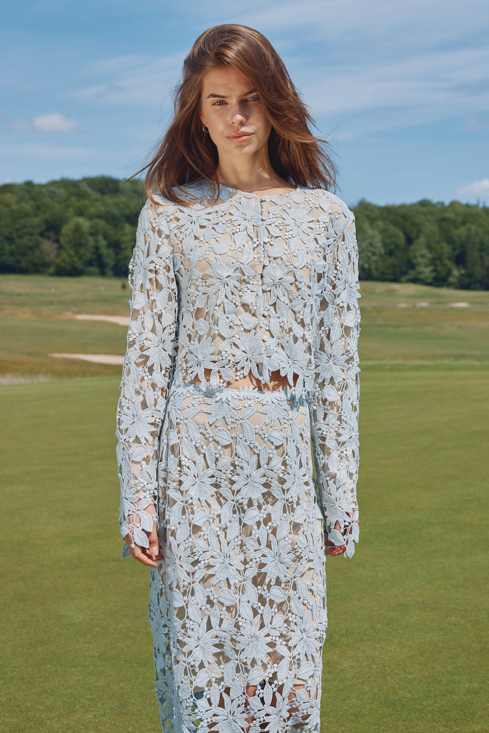 Bruuns Bazaar Women PinangaBBToqa jacket Blazer Light blue