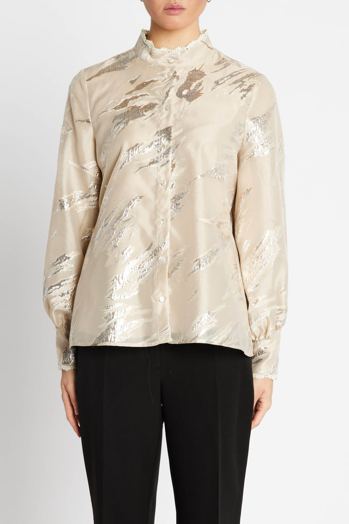Bruuns Bazaar Women PlantagoBBCharlotta shirt Shirts Light Gold