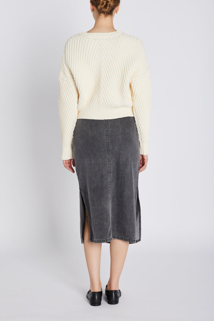 Bruuns Bazaar Women PlatieBBEmmi skirt Skirt Grey denim