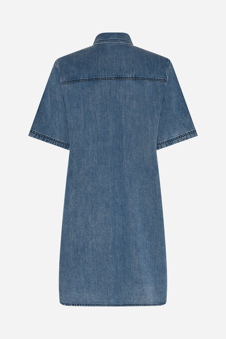 Bruuns Bazaar Women PlatieBBZigata dress Dress Blue Denim