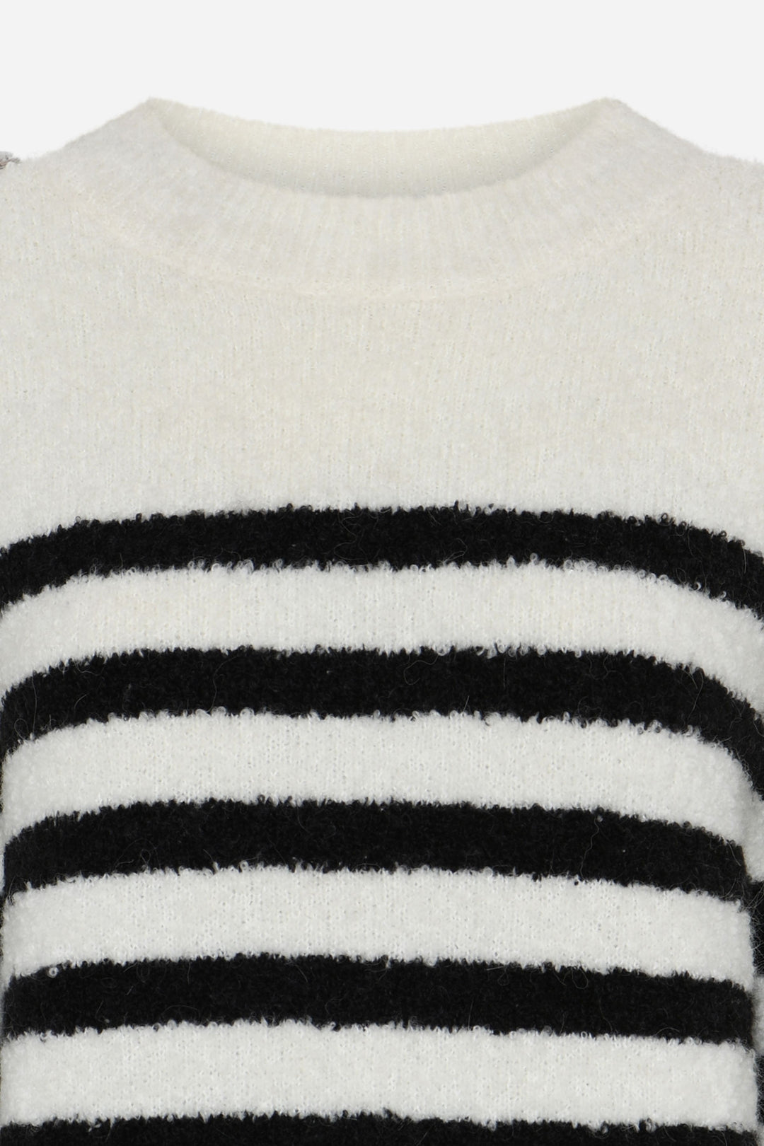 Bruuns Bazaar Women PompomBBAddie knit Knit Snow white / black