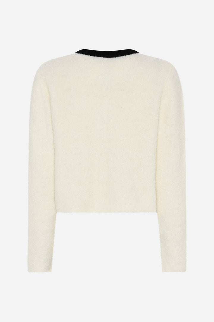Bruuns Bazaar Women PompomBBFresia knit Knit Snow White