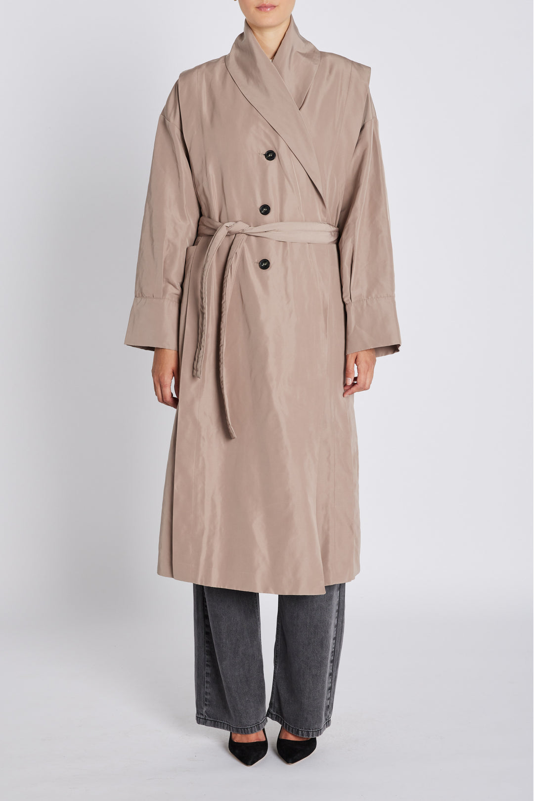 Bruuns Bazaar Women ReginaeBBMoanna coat Outerwear Fungi