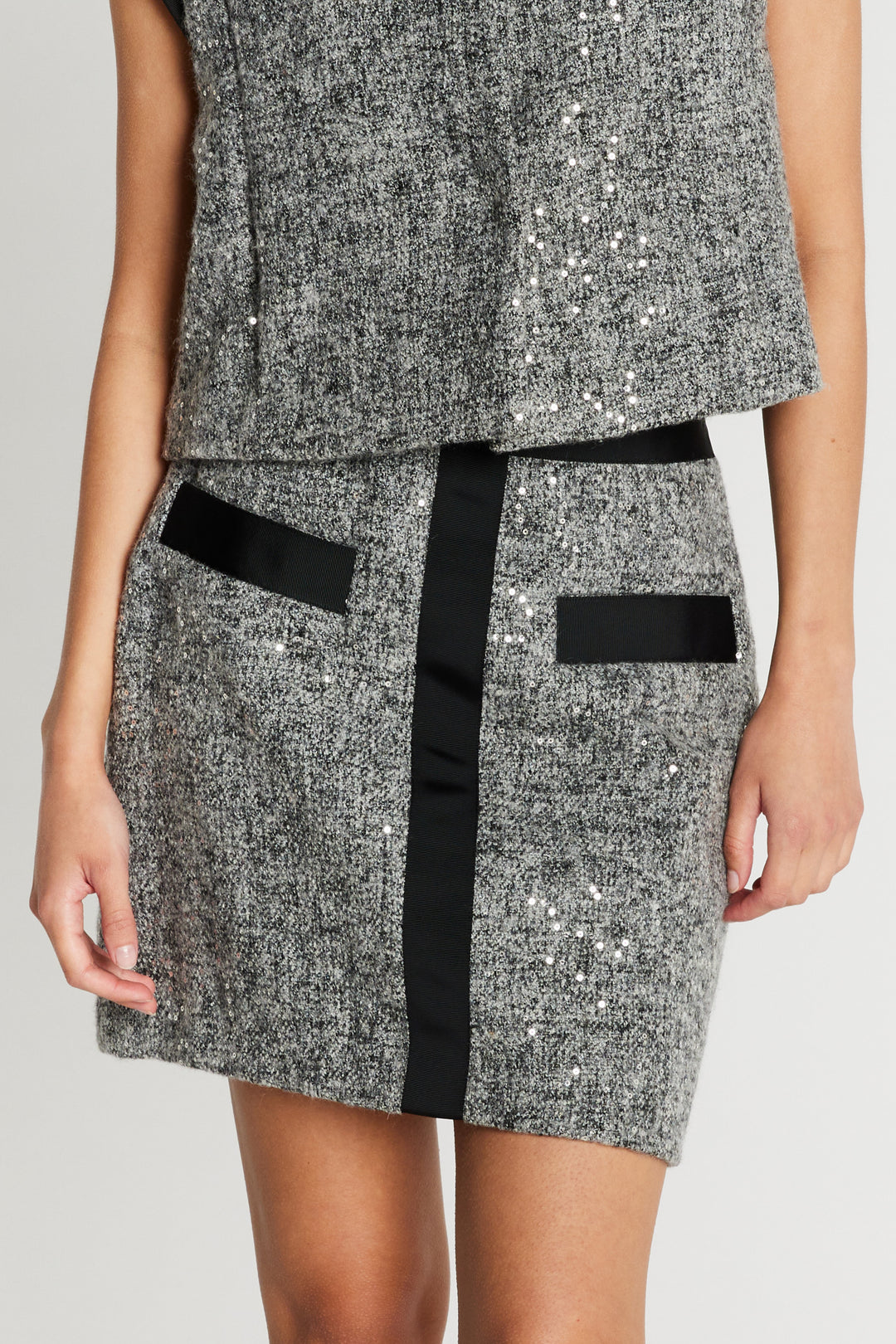 Bruuns Bazaar Women RhytisBBJoanina skirt Skirt Grey Melange