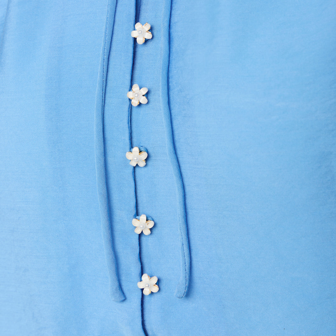 Bruuns Bazaar Women RosebayBBKarly shirt blouse Azure Blue