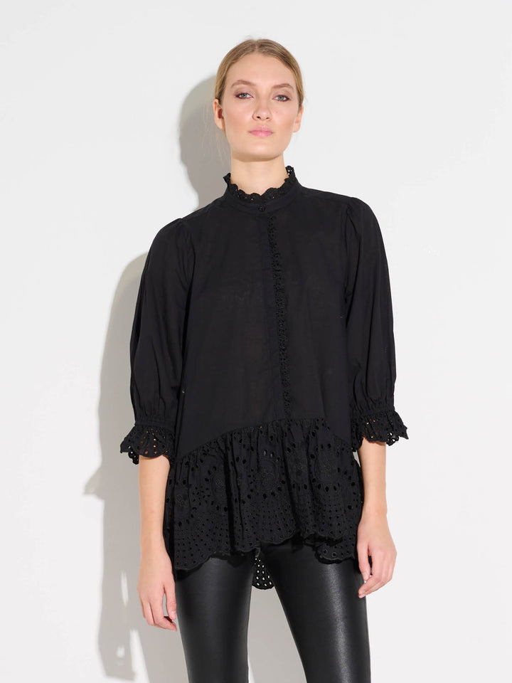 Bruuns Bazaar Women RosieBBDaniela tunic blouse Black