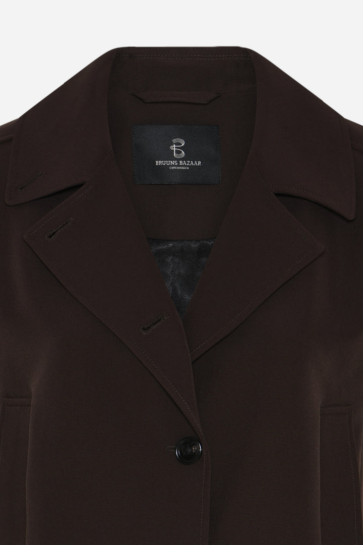 Bruuns Bazaar Women RubySusBBLita waistcoat Vest Dark Brown