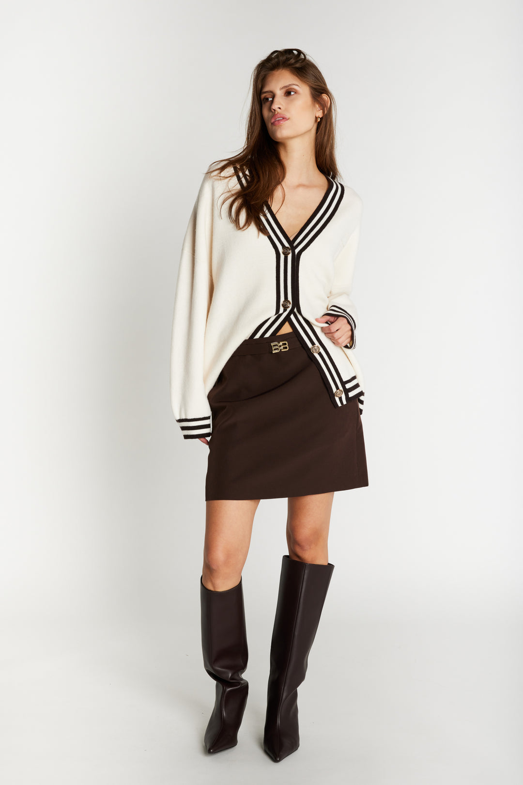Bruuns Bazaar Women RubySusBBOenne skirt Skirt Dark Brown