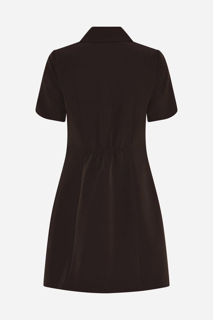 Bruuns Bazaar Women RubySusBBZendia dress Dress Dark Brown