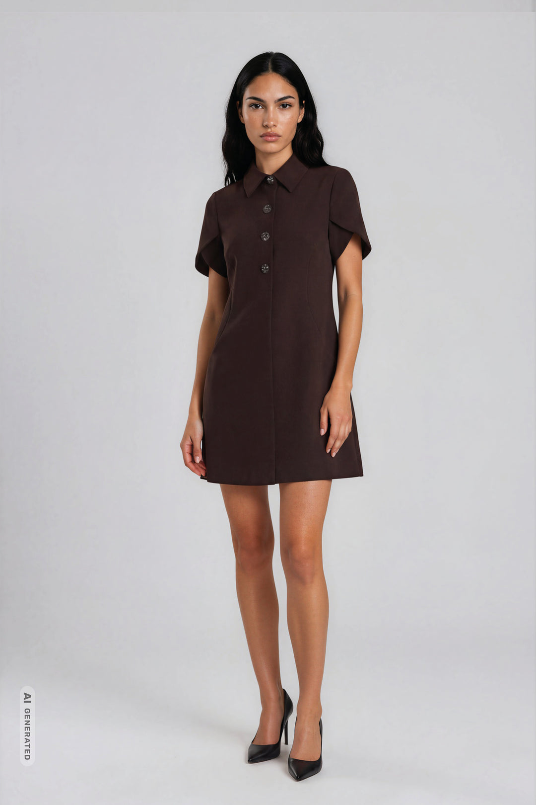 Bruuns Bazaar Women RubySusBBZendia dress Dress Dark Brown